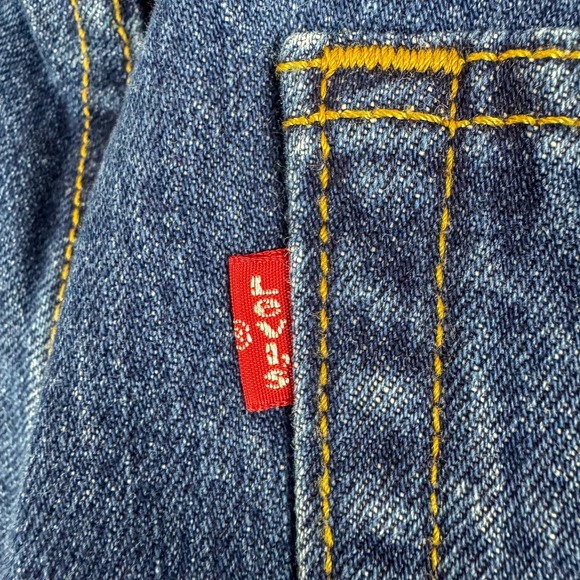 VTG Levis 501 Jeans Mens Medium Wash Blue Straight Button Fly Original Fit 33x30 - Picture 7 of 16